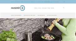 Desktop Screenshot of hausgeraete-plus.de